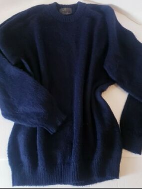 Navy Blue Alpaca Sweater